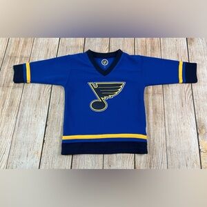 NHL Toddler St Louis Blues Hockey Jersey Size 3T